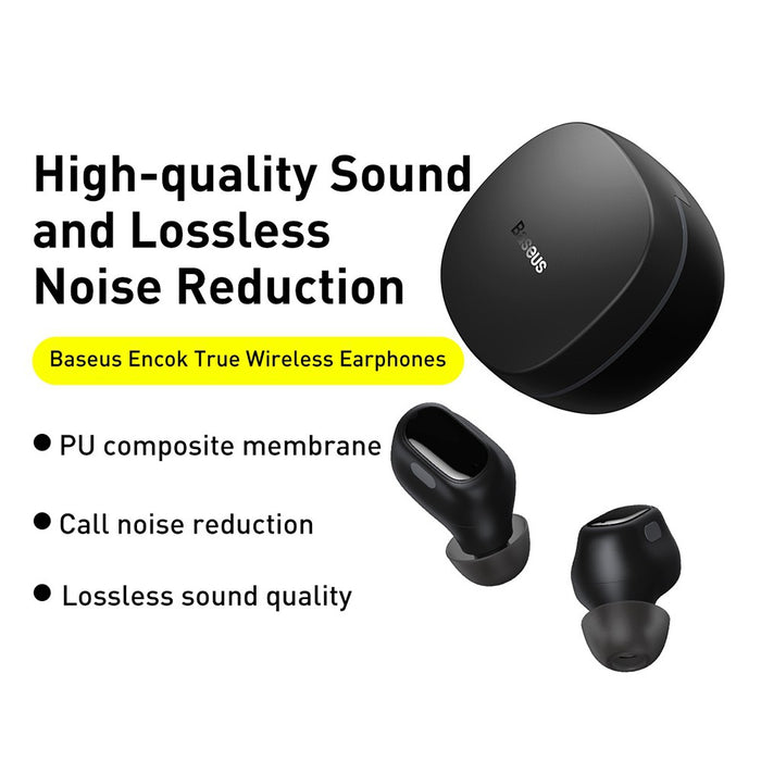 Baseus Encok True Wireless Earphones WM01 (Upgrade to Bluetooth 5.3)