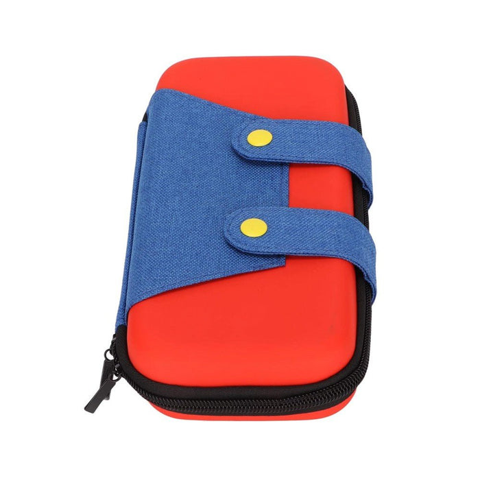 Nintendo Switch 2 carrying case color variants showing classic black SWITCH2BOX-BLK and Mario red blue SWITCH2BOX-MARIO options