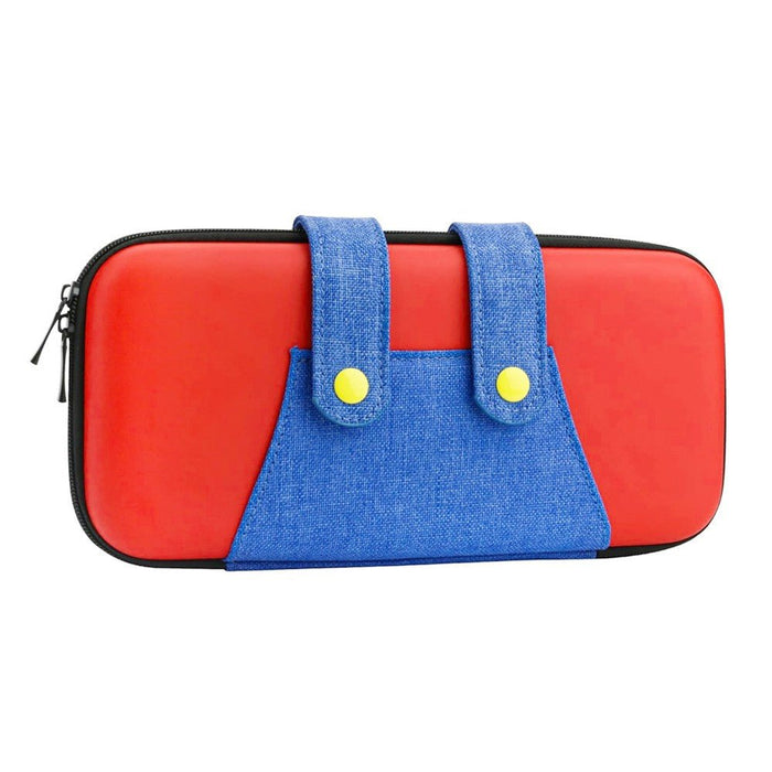 Mario themed Nintendo Switch 2 carrying case in vibrant red and blue colors with Nintendo styling SWITCH2BOX-MARIO
