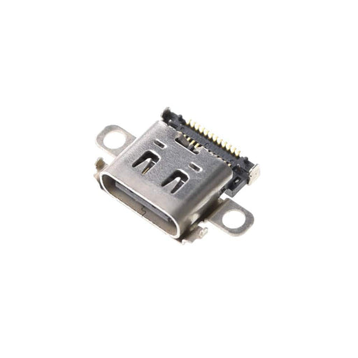 Close-up of Nintendo Switch USB charging port connector