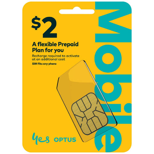 Optus $2 Voice 5G SIM Starter Kit Sim Cards JPC MOBILE ACCESSORIES