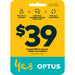 Optus $39 Voice 5G SIM Starter Kit Sim Cards JPC MOBILE ACCESSORIES