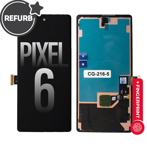 Original OLED Assembly Google Pixel 6 with Frame & Fingerprint Sensor Screen Replacement JPC MOBILE ACCESSORIES
