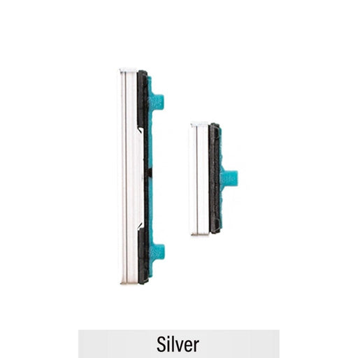 Power & Volume Button Set for Samsung Galaxy S21 Ultra 5G G998B - Silver Buttons JPC MOBILE ACCESSORIES