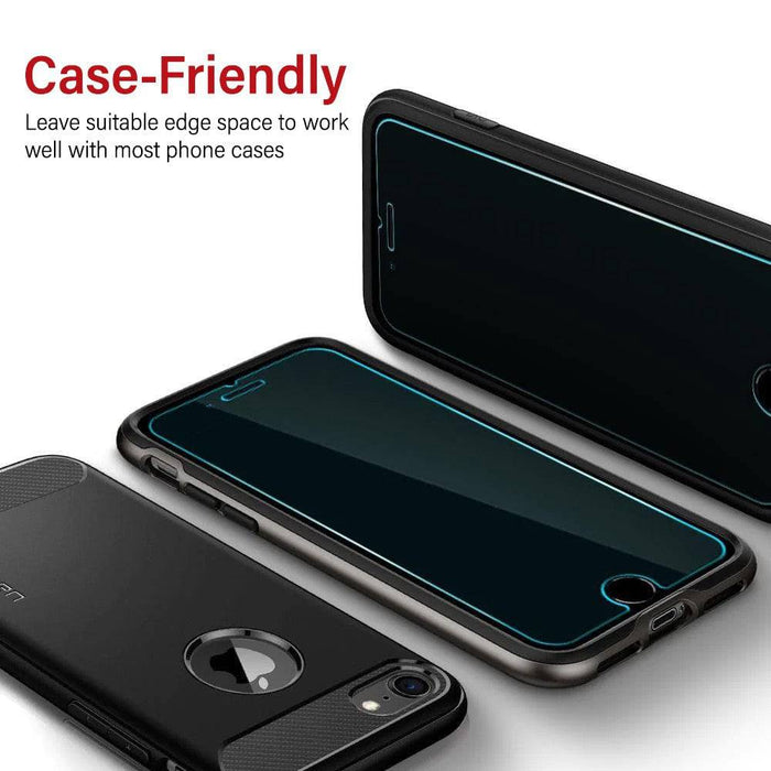 Premium iPhone screen protector 0.33mm thickness 91.5% transparency crystal clear