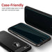 Premium iPhone screen protector 0.33mm thickness 91.5% transparency crystal clear