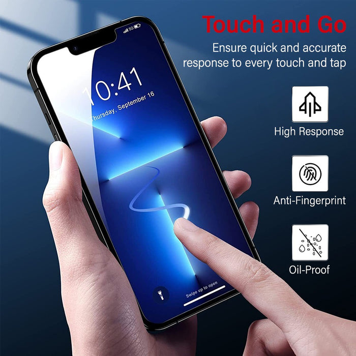 Kinglas Privacy Tempered Glass Screen Protector For iPhone 13 Pro Max / 14 Plus