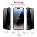 Kinglas Privacy Tempered Glass Screen Protector for iPhone 15 / 15 Pro / 16 | 9H Anti-Spy - JPC MOBILE ACCESSORIES