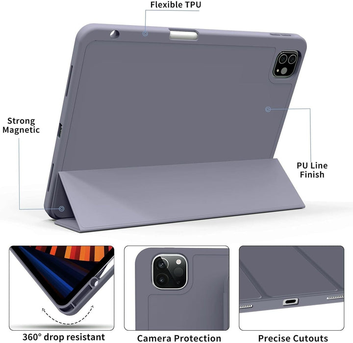 Precise cutouts for ports and buttons on Slim Cover for iPad Pro 13.