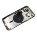 Professional iPhone 13 Pro Max Gold back glass replacement part with pre-installed camera lens frame and SIM tray