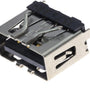 PS5 front USB Type-A port replacement connector showing metal construction and contact pins
