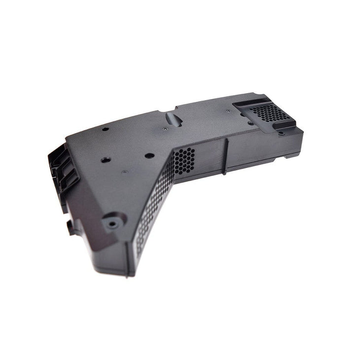 PlayStation 5 power supply ADP-400FR global compatibility showing 100-220V input and universal voltage support