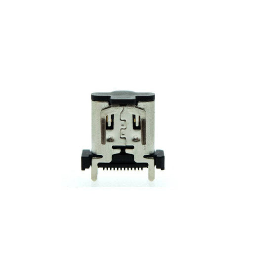 PlayStation 5 USB-C charging port connector showing precision-engineered contacts and PULL-A quality materials for reliable charging performance