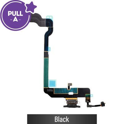PULL - A Charging Port Flex iPhone XS Black / Space Grey Charging Port JPC MOBILE ACCESSORIES