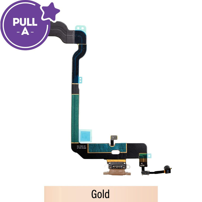 PULL-A Charging Port Flex iPhone XS Gold