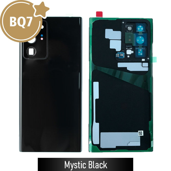 BQ7 Rear Cover Glass For Samsung Galaxy Note 20 Ultra N985F - Mystic Black (As the same as service pack but not from official Samsung)