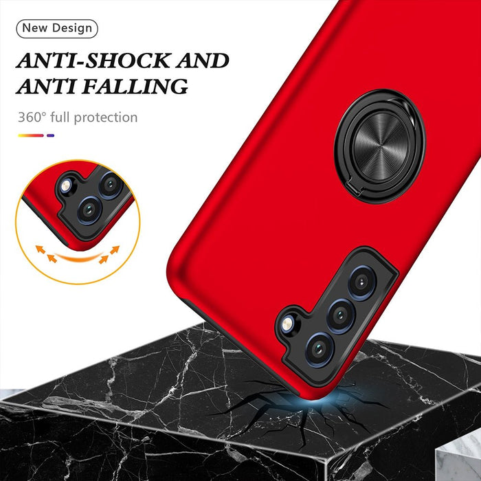 Galaxy S23 Plus magnetic ring case hands-free viewing position