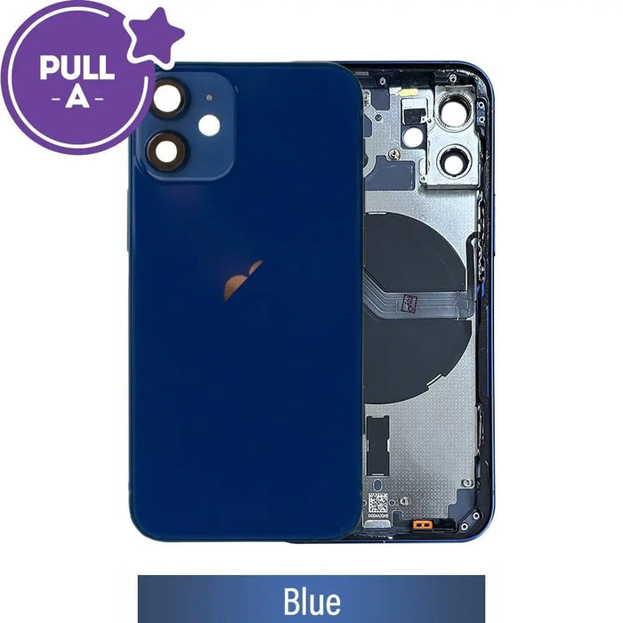 Rear Housing for iPhone 12 mini (PULL-A)-Blue Housing JPC MOBILE ACCESSORIES