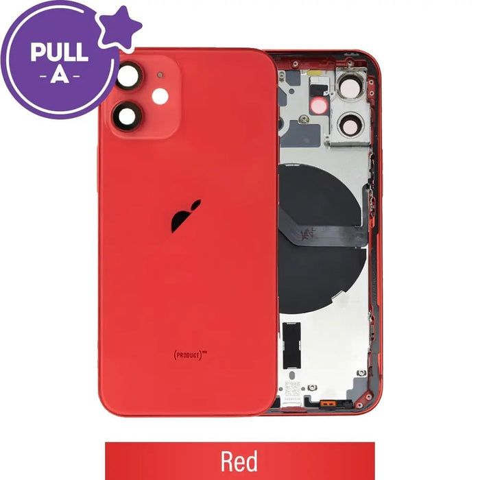 Rear Housing for iPhone 12 mini (PULL-A)-Red Housing JPC MOBILE ACCESSORIES