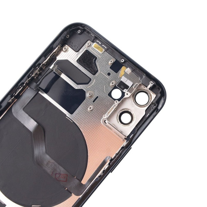 Rear Housing with Small Parts for iPhone 12 (PULL-A)-Black