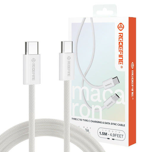 REDEFINE 60W USB-C to USB-C Cable 1.5m Nylon Braided PD Fast Charge iPhone 15 16 17 4 Colours Charging Cables JPC MOBILE