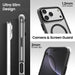 REDEFINE Airshield Camera Control Button Integration - iPhone 17 Pro Max Case Functionality