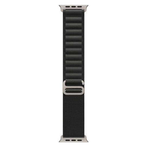 Black REDEFINE Alpine Loop nylon Apple Watch band for compatible 38mm, 40mm, 41mm and Series 10/11 42mm cases