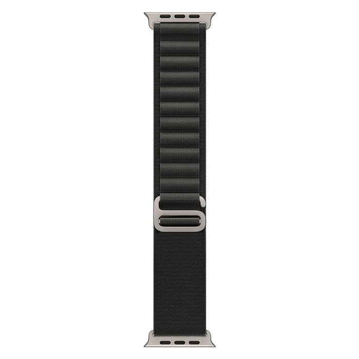 REDEFINE Alpine Loop Apple Watch Band 42/44/45/49mm Black nylon two-layer construction hook and loop closure large size