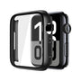 Re-Define black hard PC case with tempered glass screen protector for Apple Watch Series 10 46mm