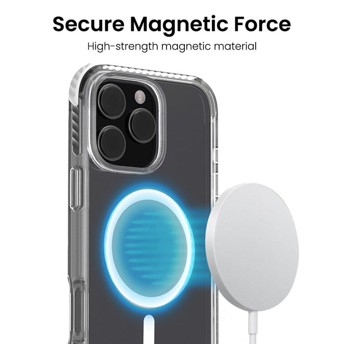 REDEFINE Echo Wave iPhone 16 Pro Max case clear grey with camera protection and raised bezels JPC Mobile
