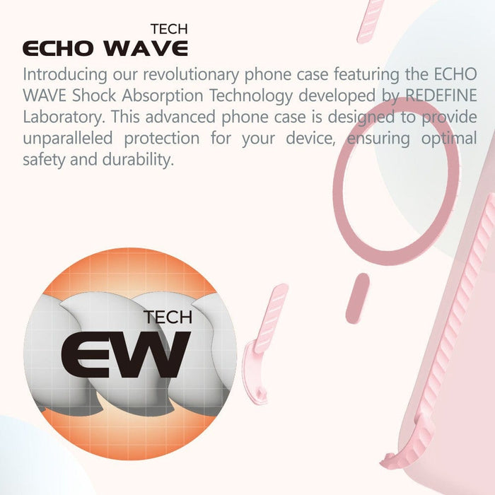 REDEFINE Echo Wave iPhone 16 Pro Max case MagSafe wireless charging compatibility demonstration JPC Mobile