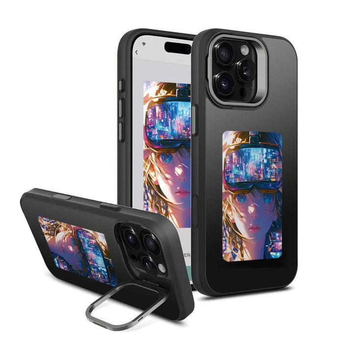 E-Ink display with custom image on iPhone 16 Pro case