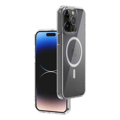 Rear view showing MagSafe ring on iPhone 15 Plus clear case	