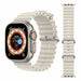 White REDEFINE Ocean silicone band shown on an Apple Watch for illustration; watch not included