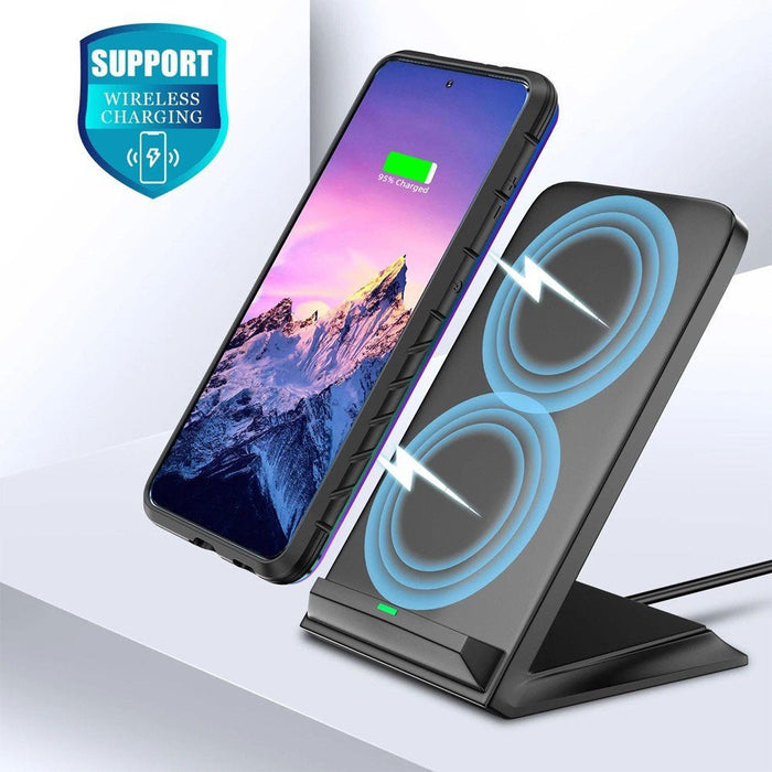 Alt Text: REDEFINE Shield S24 Plus magnetic ring close-up MagSafe compatible wireless charging