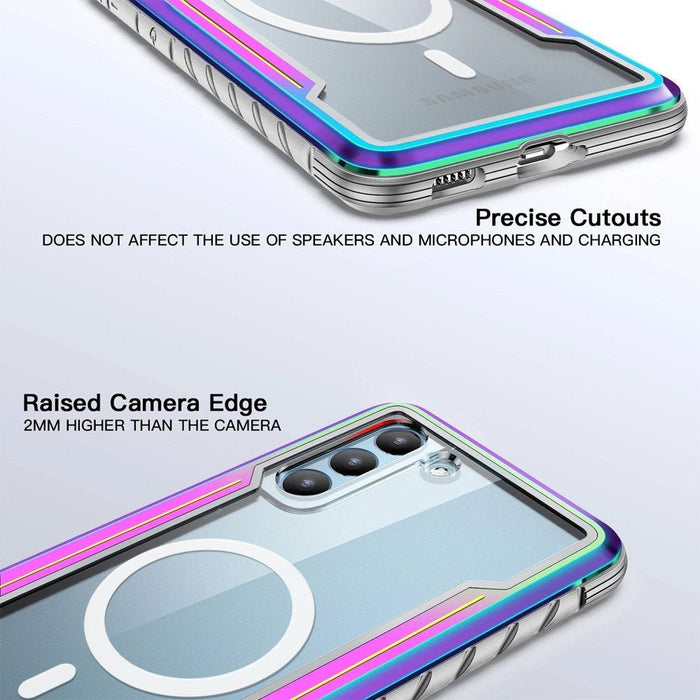 Alt Text: REDEFINE Shield acoustic channel technology Samsung Galaxy S24 Plus enhanced audio