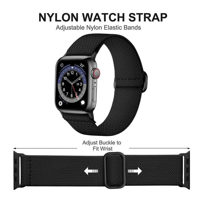 REDEFINE stretchy nylon band gym fitness workout breathable comfort Apple Watch 42/44/45mm ultra lightweight sports larger displays