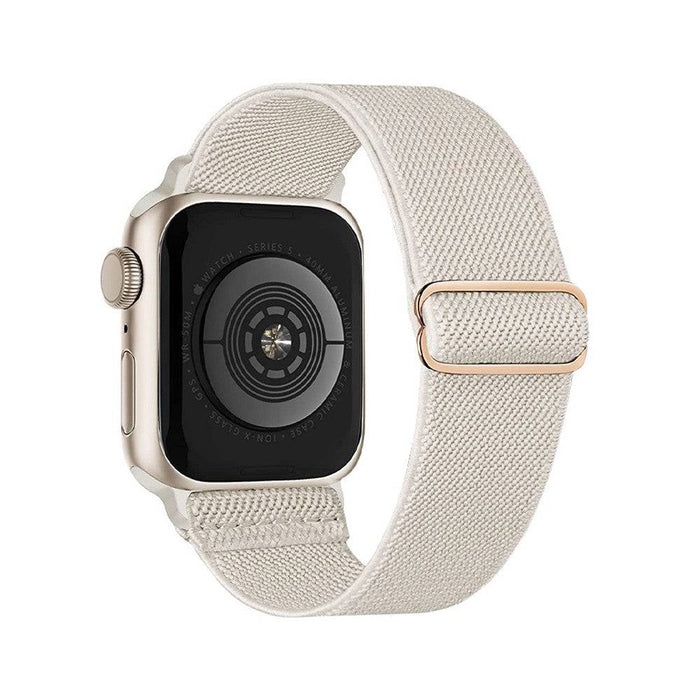 White REDEFINE nylon band five color options larger size comparison chart 42mm 44mm 45mm Apple Watch compatibility showcase