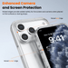 REDEFYNE Ice-transparent Anti-fall Case Cover for iPhone 17 Pro Max / 18 Pro Max Hybrid Case JPC MOBILE ACCESSORIES