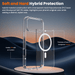 REDEFYNE Ice-transparent Anti-fall Case Cover With Magnetic Ring for iPhone 17 Pro Max / 18 Pro Max Hybrid Case JPC MOBILE ACCESSORIES