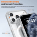 REDEFYNE Ice-transparent Anti-fall Case Cover With Magnetic Ring for iPhone 17 Pro Max / 18 Pro Max Hybrid Case JPC MOBILE ACCESSORIES