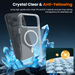 REDEFYNE Ice-transparent Anti-fall Case Cover With Magnetic Ring for iPhone 17 Pro Max / 18 Pro Max Hybrid Case JPC MOBILE ACCESSORIES