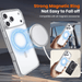 REDEFYNE Ice-transparent Anti-fall Case Cover With Magnetic Ring for iPhone 17 Pro Max / 18 Pro Max Hybrid Case JPC MOBILE ACCESSORIES