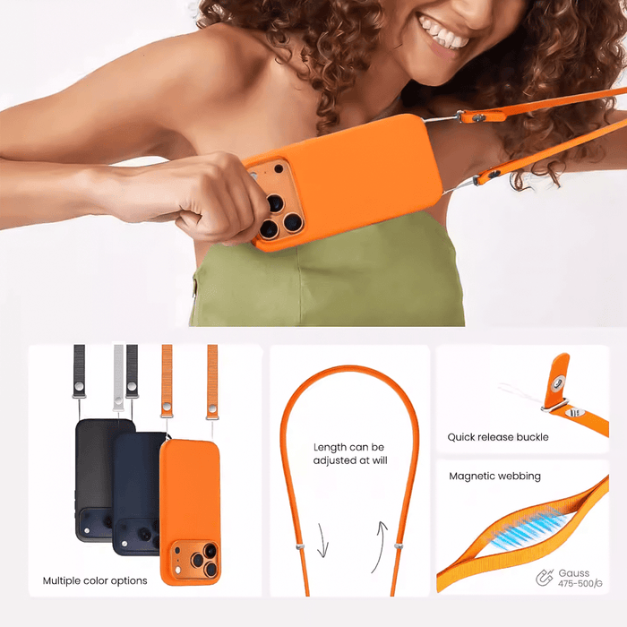 REDEFYNE Magnetic Phone Strap S02 | Adjustable Crossbody Lanyard | 4 Colours | Australia Phone Lanyard JPC MOBILE ACCESSORIES