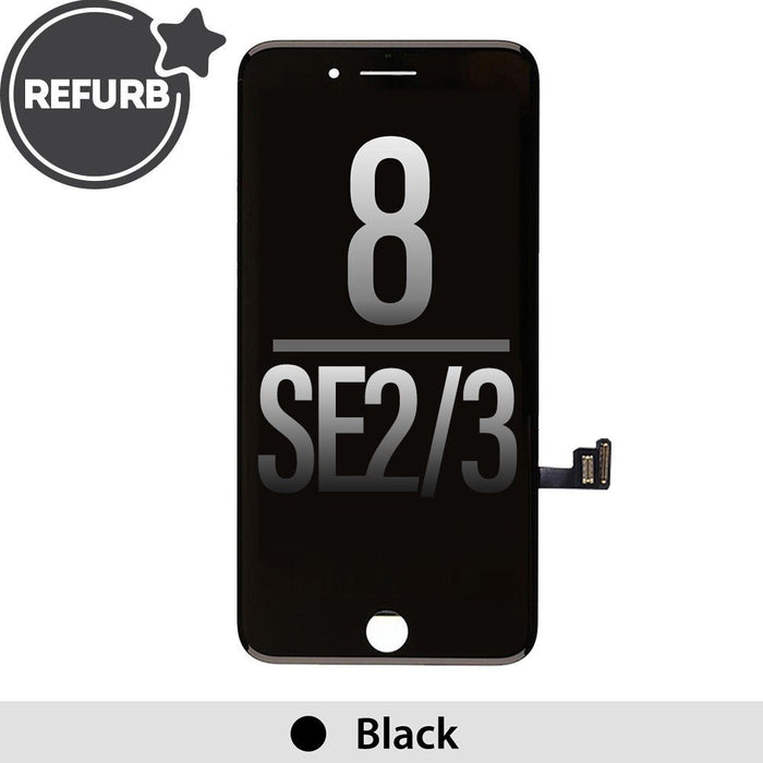 REFURB LCD Screen Assembly iPhone 8 / SE 2020 / SE 2022 Black with Digitizer Screen Replacement JPC MOBILE ACCESSORIES