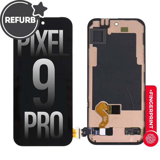 Refurb OLED Google Pixel 9 Pro Black Frame Fingerprint Sensor Screen Replacement JPC MOBILE ACCESSORIES