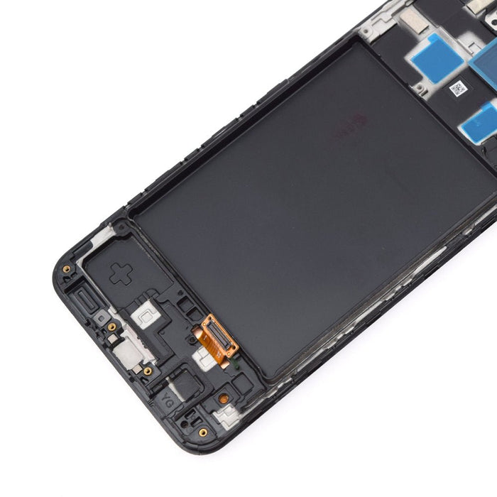 REFURB OLED Screen Replacement Digitizer with Frame for Samsung Galaxy A20-Black Phone Screen Assembly JPC MOBILE ACCESSORIES