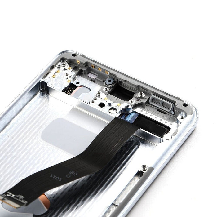 High-Quality OLED Screen Replacement for Samsung S21 Ultra - Phantom Silver