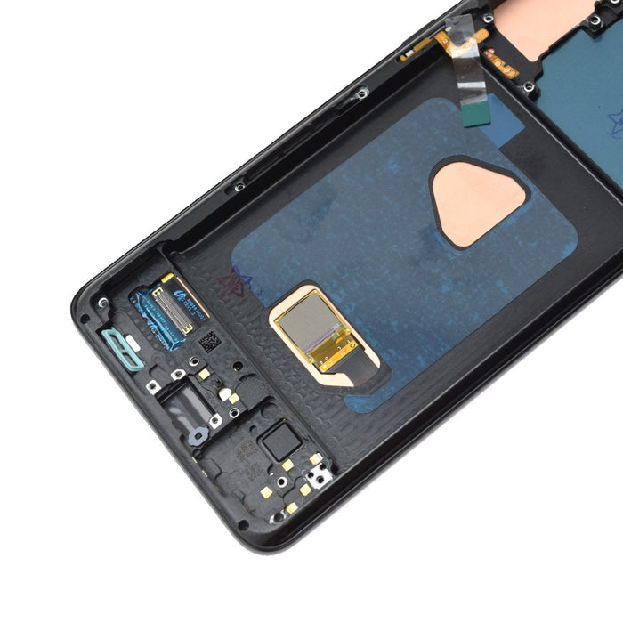 ASSEMBLED OLED Screen Replacement with Frame for Samsung Galaxy S21 Plus 5G G996-Phantom Black