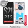 ASSEMBLED OLED Screen Replacement with Frame for Samsung Galaxy S21 Plus 5G G996-Phantom Silver